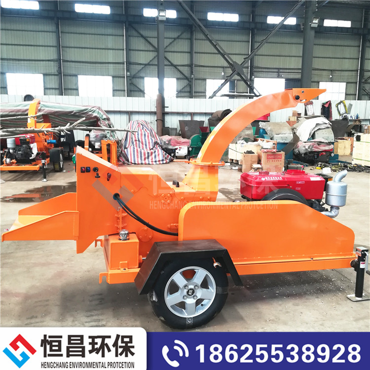 樹枝樹葉削片粉碎木屑機(jī) 城市市政綠化碎枝機(jī)