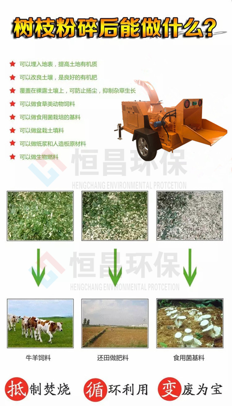 園林樹枝粉碎機(jī)綠化廢棄物中的戰(zhàn)斗機(jī)